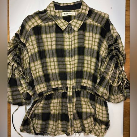 Free People Tops - Free People Pacific Dawn Plaid‎ Shirt
